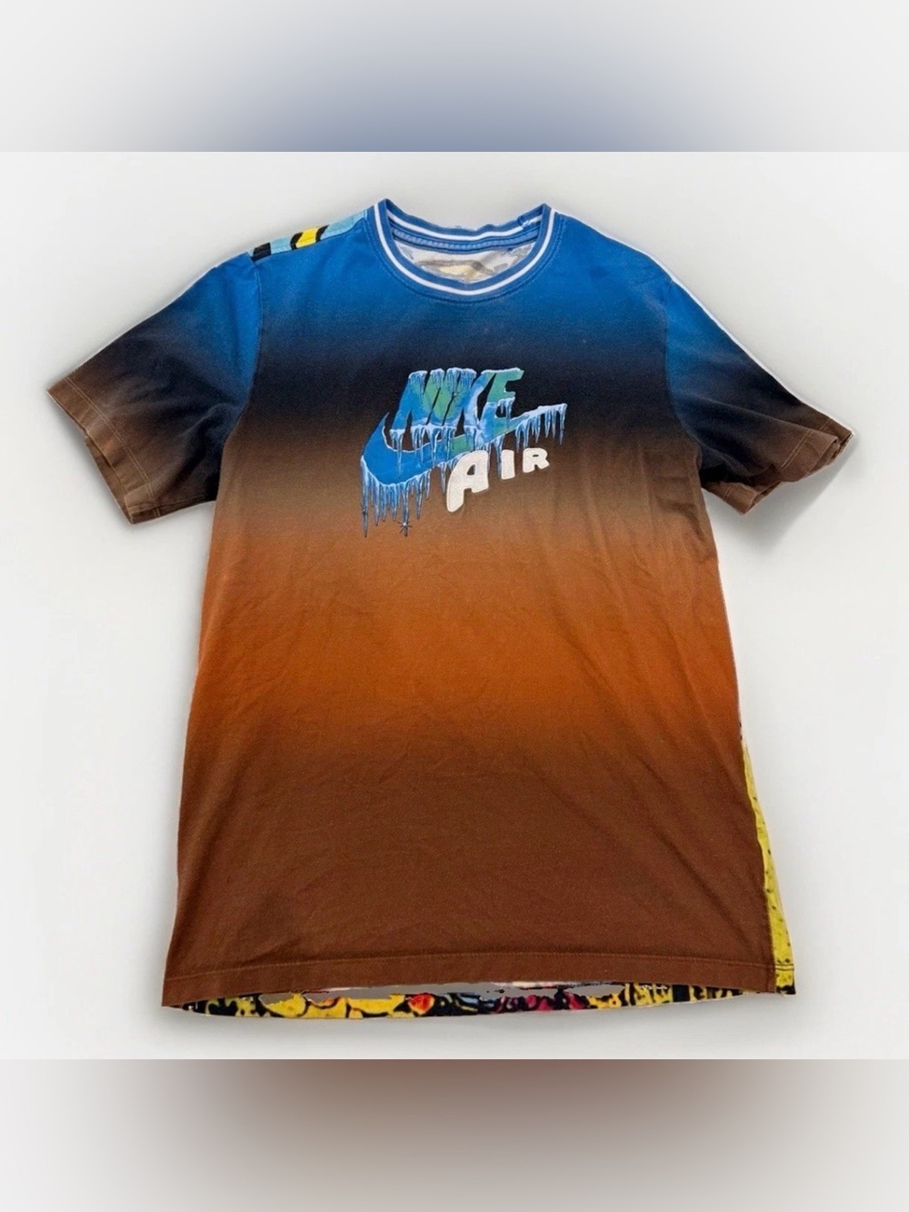 Nike Air Icicle "The Moon" Tarot Card Graphic Tee | Ombre Gradient Size L Large